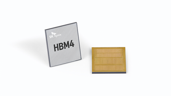 6세대 고대역폭메모리 HBM4. SK하이닉스.