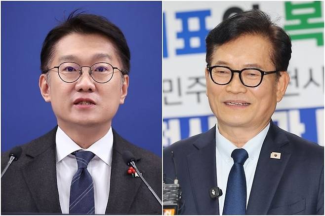 (왼쪽)김남준 前청와대 대변인, 송영길 前민주당 대표.