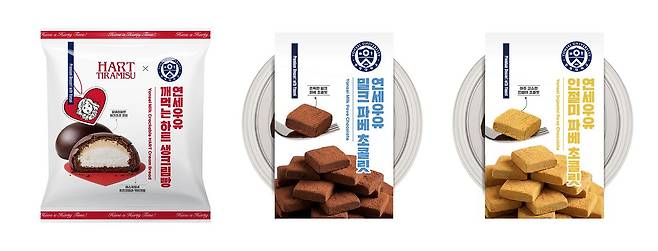 연세유업이 ‘깨먹는’ 콘셉트를 적용한 생크림빵과 파베 초콜릿을 출시하며 디저트 라인업을 확대했다. 사진 연세유업