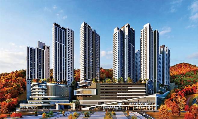 ‘경기광주역 롯데캐슬 시그니처 1단지’ 투시도