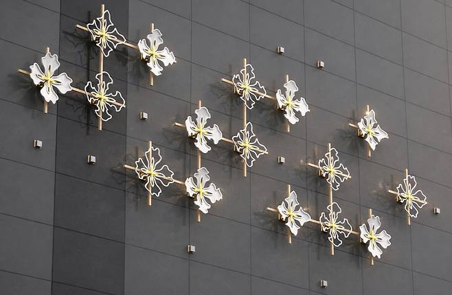 춘천 아테라 더퍼스트에 설치 예정인 송승준 작가 조형물 디자인 시안 /사진제공=금호건설