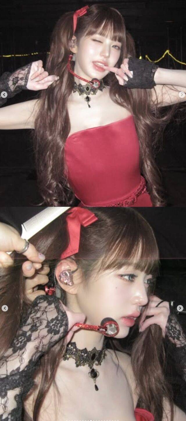 그룹 아이브(IVE)의 장원영이 범접할 수 없는 비주얼로 오사카를 열광의 도가니로 몰아넣었다./장원영 소셜미디어