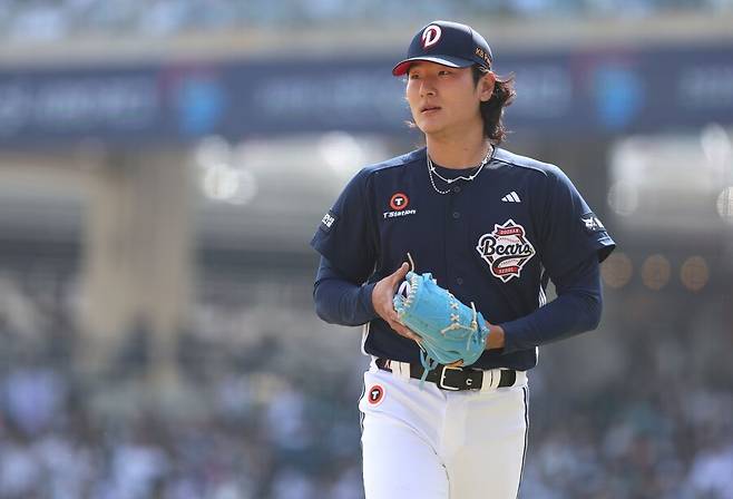 ▲ 곽빈 ⓒ두산 베어스