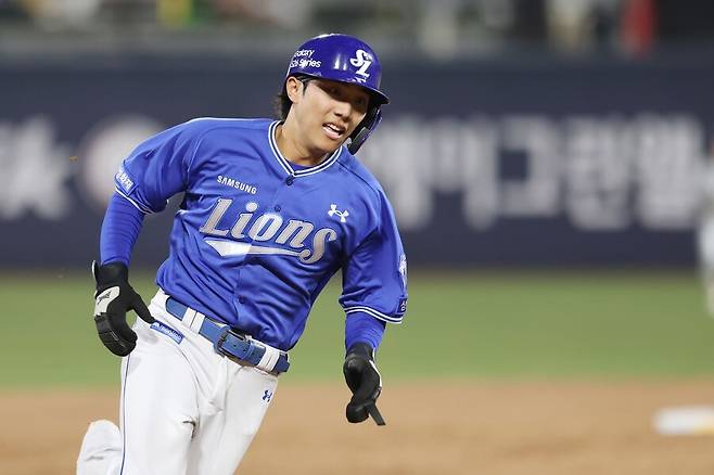 ▲ 허리 통증으로 결국 1군 엔트리에서 말소된 삼성 주전 유격수 이재현 ⓒ삼성라이온즈