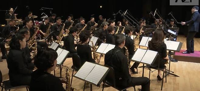 ▲ Azt 색소폰 오케스트라. /제공=Azt 색소폰 오케스트라