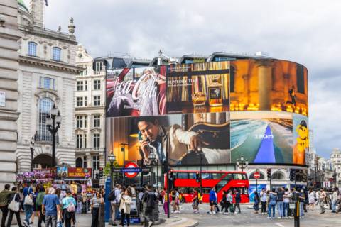 런던시는 피카딜리 옥외광고를 도시 재생 정책의 일환으로 본다. 현대퓨처넷 제공