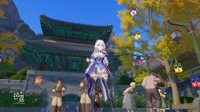 메인 스토리 4장 지역인 '낙산'. 한국의 전통문화를 반영해 개발된 지역이다.