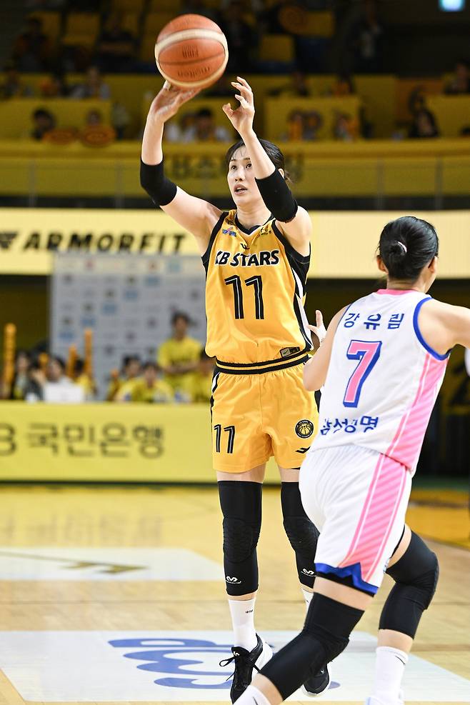 청주 KB스타즈의 강이슬. (WKBL 제공)