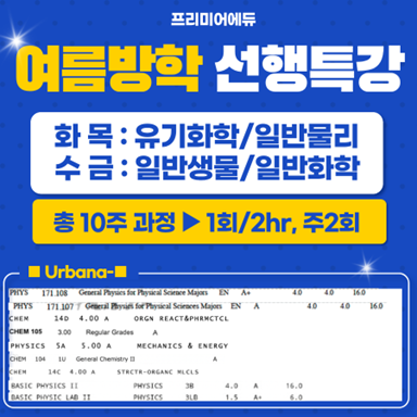 여름방학 선행특강 10주 과정 (사진제공=프리미어에듀)