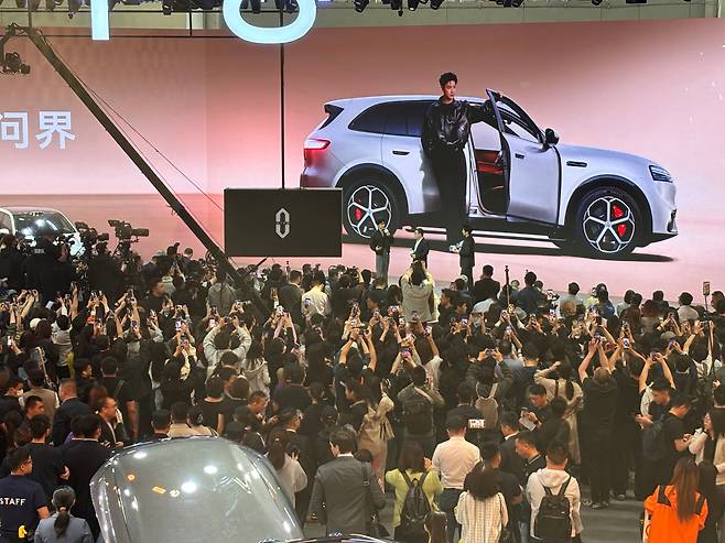 24일 오전 중국 베이징 중국국제전람센터에서 오토차이나 2026(베이징 모터쇼)가 개막했다. /베이징=이은영 특파원