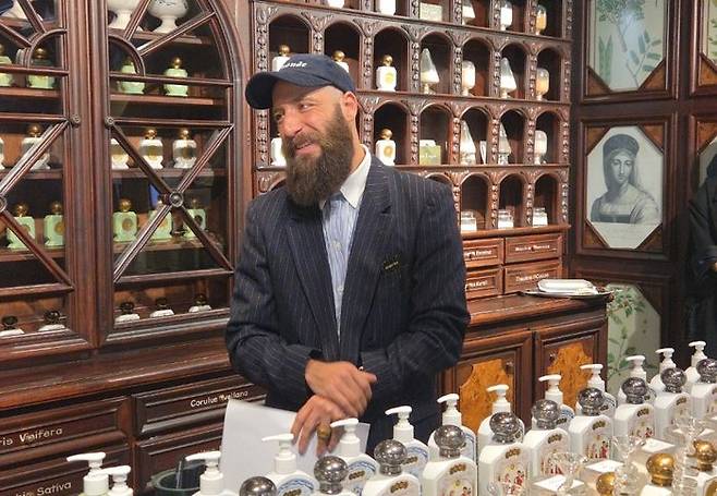 프랑스 본사의 커뮤니케이션 디렉터 플로리안 엘리 바즈가 참석해 브랜드의 철학과 제품을 소개했다. ⓒ데일리안 남가희 기자