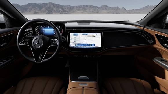 메르세데스-벤츠 E 200 익스클루시브 인테리어. [사진=메르세데스-벤츠 코리아]