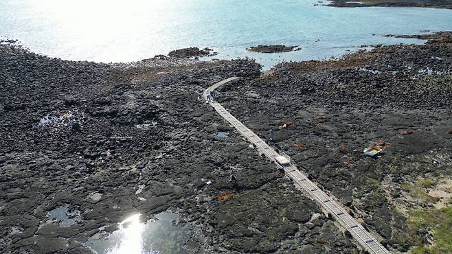 제주 서귀포시 대정읍 일과1리 '바다기찻길' (서귀포시 제공)