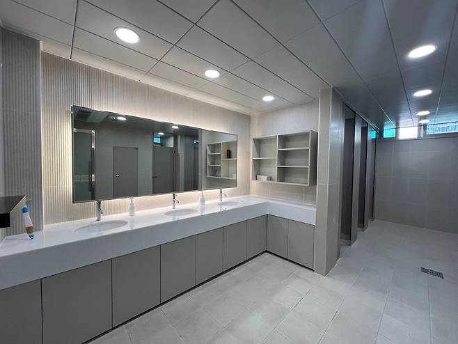 세화여고 내 화장실 /사진=이정우 기자