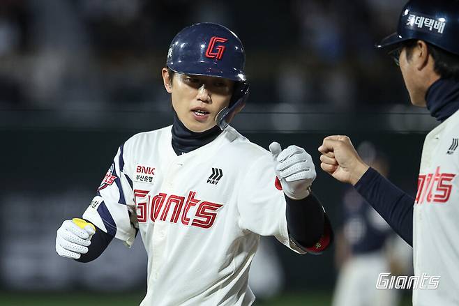▲ 전민재 ⓒ롯데 자이언츠