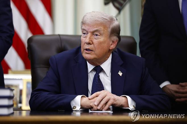 트럼프 미국 대통령 [UPI=연합뉴스. 재판매 및 DB 금지]