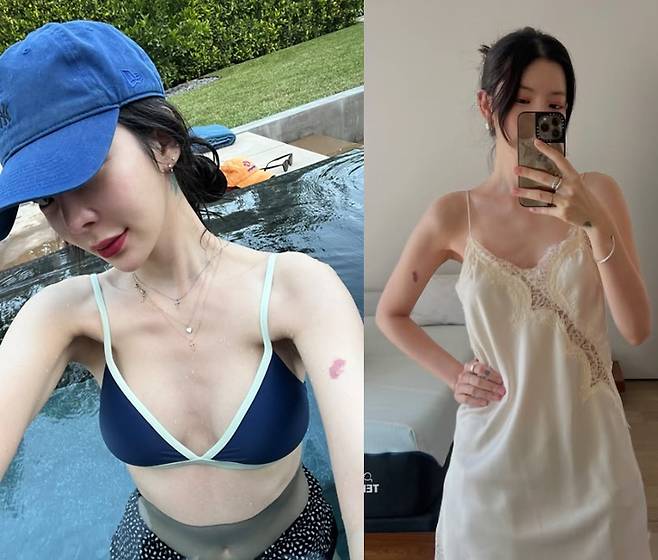 장재인이 비키니 입은 모습을 공개했다 사진=장재인 인스타그램