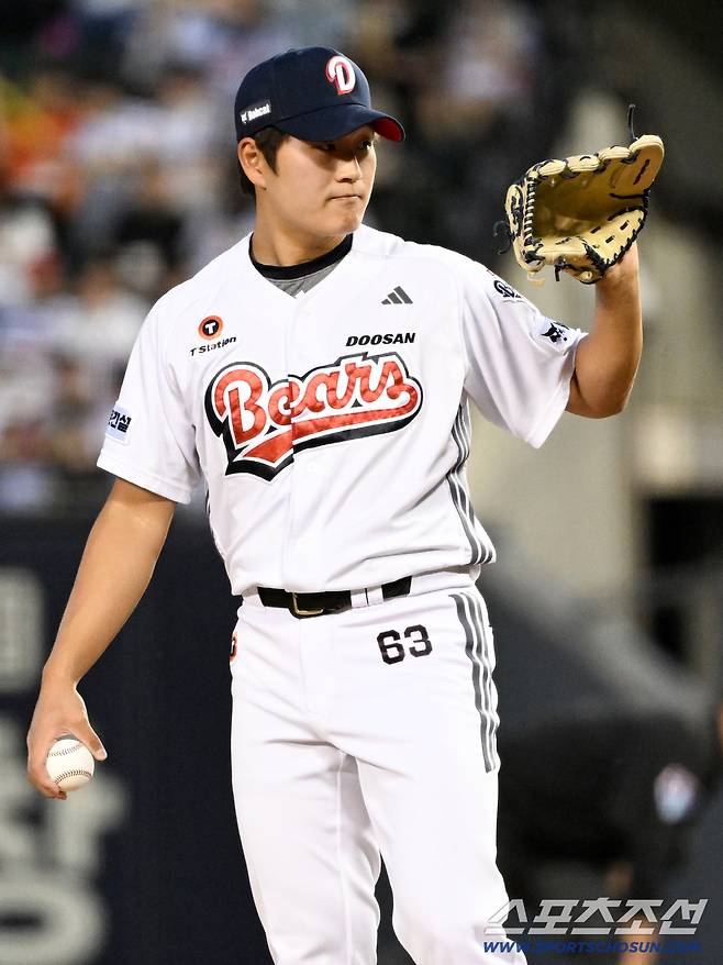 18일 잠실구장에서 열린 두산과 KIA의 경기. 두산 김택연이 역투하고 있다. 잠실=박재만 기자 pjm@sportschosun.com/2026.04.18/
