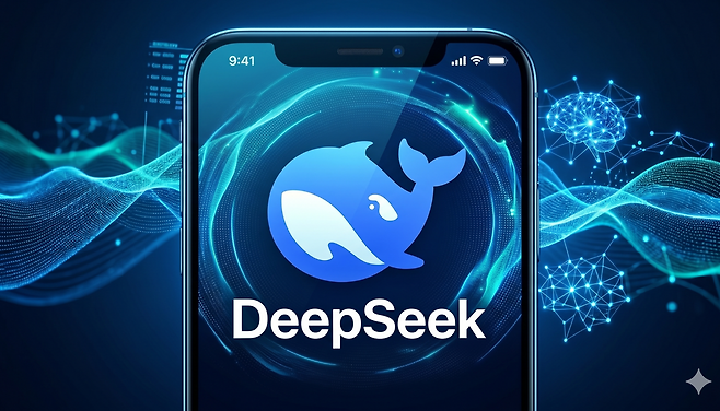 딥시크는 차세대 모델로 다시 업계를 놀라게 만들까? 아니면 찻잔 속 태풍에 그칠까. 구글 나노바나나로 생성한 AI 이미지.