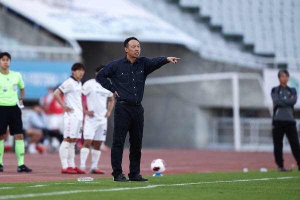 박진섭 천안시티FC 감독. 천안시티FC 제공