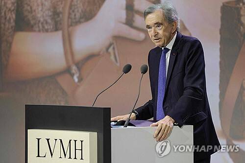 LVMH의 베르나르 아르노 회장 [사진=AFP 연합뉴스 자료사진]