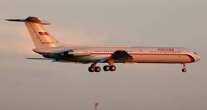 [서울=뉴시스]러시아 공군이 운항하는 항공기가 최근 북한을 자주 방문하고 있다. 사진은 러시아 공군 소속  Il-62M(RA-86559) 항공기.(출처=NK 뉴스) 2026.4.25.  *재판매 및 DB 금지