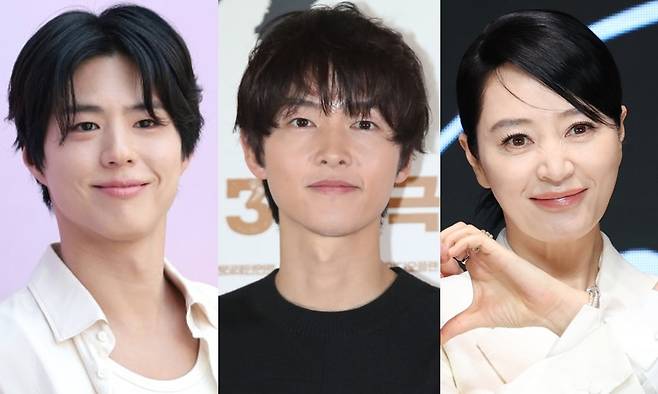 (왼쪽부터) 박보검, 송중기, 김혜수. 뉴스1
