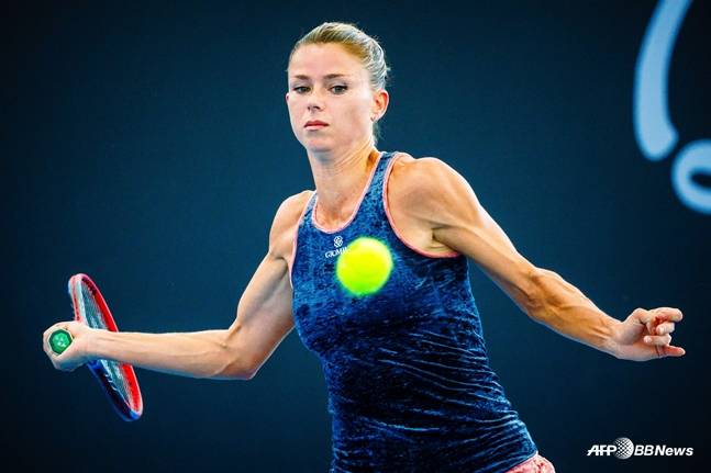 2024년 1월 열린 브리즈번 오픈에 나선 조르지. /AFPBBNews=뉴스1