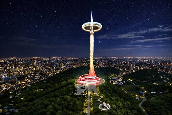 보물산 전망타워 조감도. (사진= 대전시)