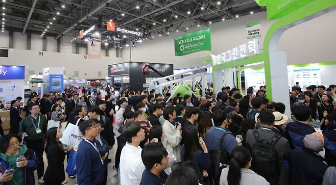 제23회 국제그린에너지엑스포 모습./대구시 제공