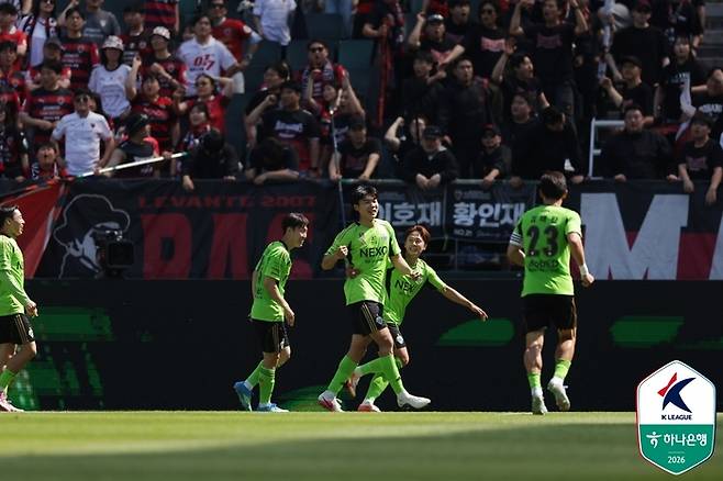 전북 데뷔골을 넣은 김하준. 제공 | 한국프로축구연맹