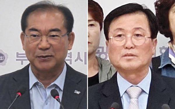 조병길(왼쪽), 김기재