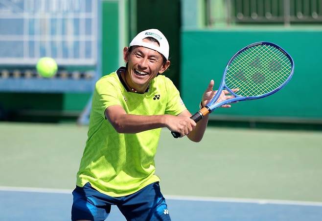 [서울=뉴시스] 전국생활체육대축전 테니스 종목 경기 모습. (사진 = 대한체육회 제공) *재판매 및 DB 금지