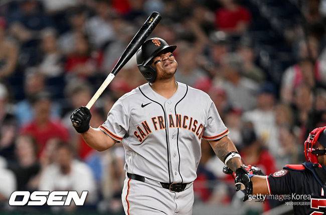 [사진] 샌프란시스코 라파엘 데버스 ⓒGettyimages(무단전재 및 재배포 금지)