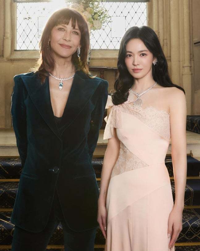 소피 마르소와 송혜교, 사진|  송혜교 SNS