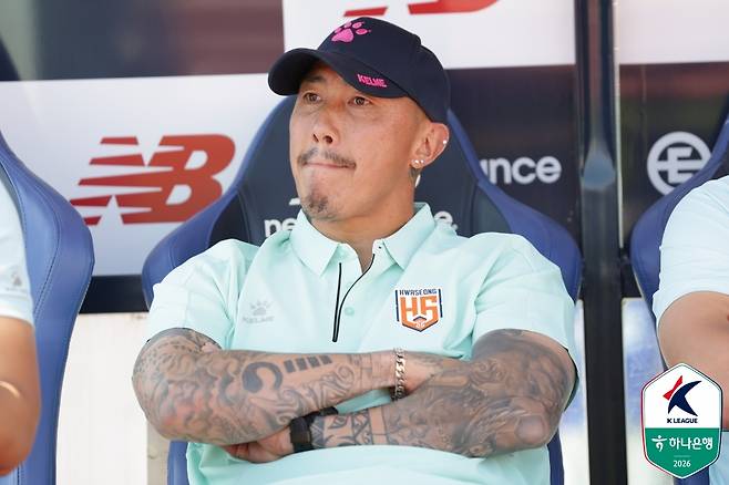 차두리 화성FC 감독. /사진=한국프로축구연맹 제공