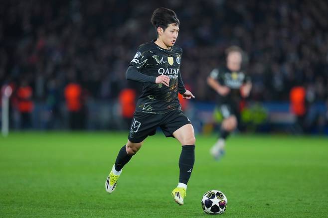 PSG의 이강인. GETTYIMAGES