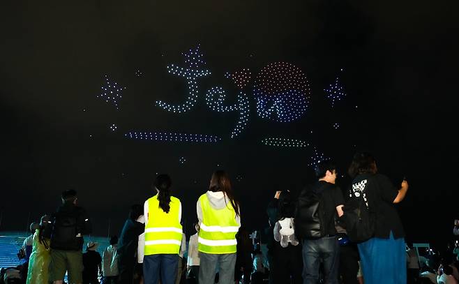제주 한여름 밤의 드론라이트쇼 [제주도 제공. 재판매 및 DB 금지]