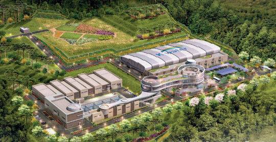 서산 대산임해산업지역 공업용수도 해수담수화 시설 조감도(사진=한국수자원공사 제공)