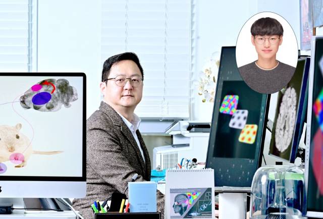 KAIST 백세범 석좌교수, (상단)KAIST 천정환 석사.사진=KAIST 제공