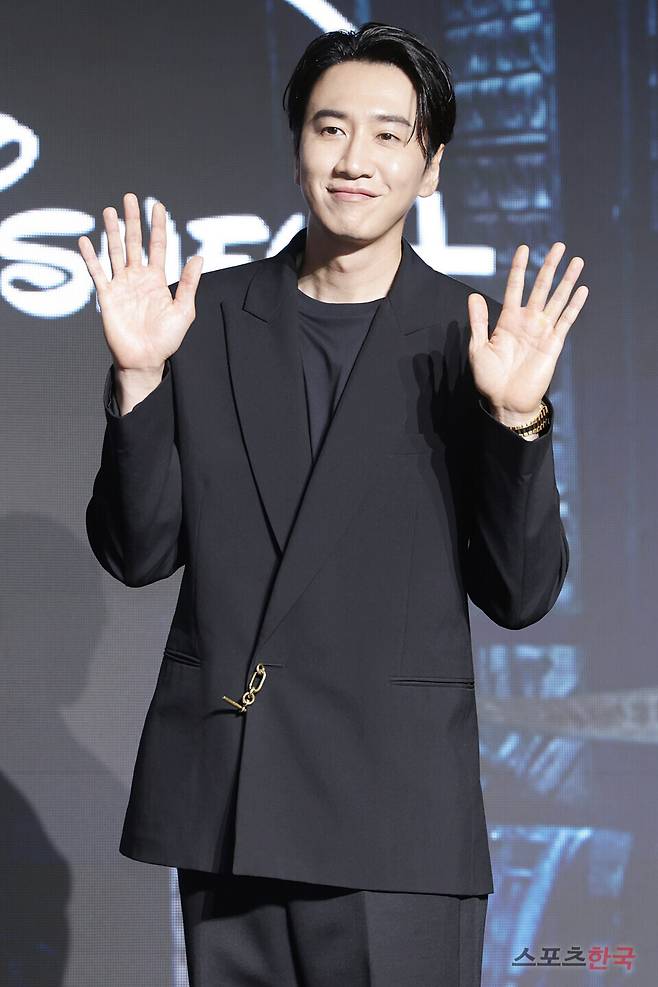 디즈니+ 오리지널 시리즈 '골드랜드' 제작발표회에 참석한 이광수. 2026.4.27 ⓒ이혜영 기자 lhy@hankooki.com