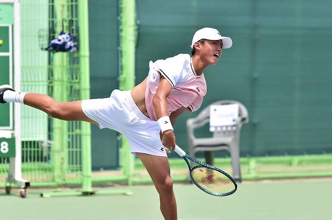 장준서는 말레이시아와 인도 원정에서 뚜렷한 성과를 냈다. 대한테니스협회 제공