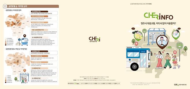청주시정연구원, 청주 대중교통 이용 특성 분석. 청주시 제공