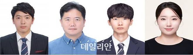 (왼쪽부터)남기훈 선임, 하윤철 책임, 김영오 선임, 임소정 학생연구원ⓒKERI