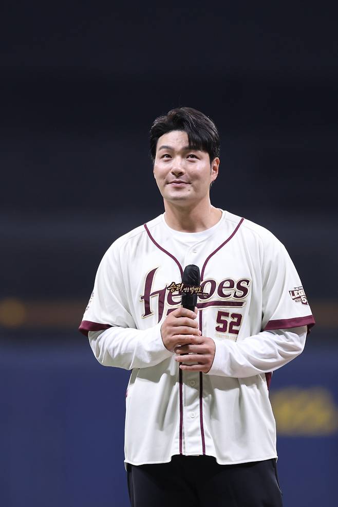 26일 특별 엔트리에 등록돼 경기에 출전한 박병호. 키움 제공