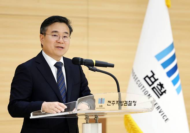 이정렬(49·사법연수원 33기) 전주지검장. 연합뉴스