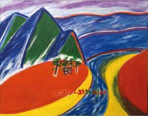 ‘청령포3’(2025). 단종의 유배지인 영월 청령포를 그린 작품이다.  디스코스온아트 제공