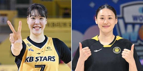 박지수(왼쪽), 강이슬