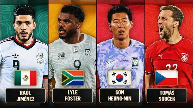 ‘폭스 스포츠’는 대한민국과 같은 조에 편성된 멕시코, 남아공, 체코의 주요 선수들에 대해서도 언급했다. 멕시코는 라울 히메네즈, 남아공은 라일 포스터, 체코는 토마스 소우첵이 선정됐다. 세 선수 모두 프리미어리그에서 뛰고 있다는 공통점이 있다. 손흥민은 지난 2024-25시즌까지 토트넘 홋스퍼의 에이스로서 활약했고 2025년 후반기부터 LA FC에서 뛰고 있다. 사진=폭스 스포츠