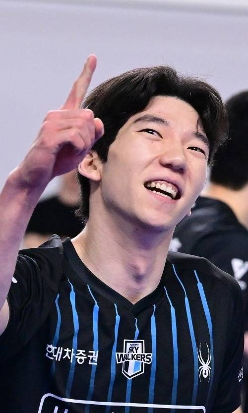 현대캐피탈의 허수봉. 한국배구연맹 제공
